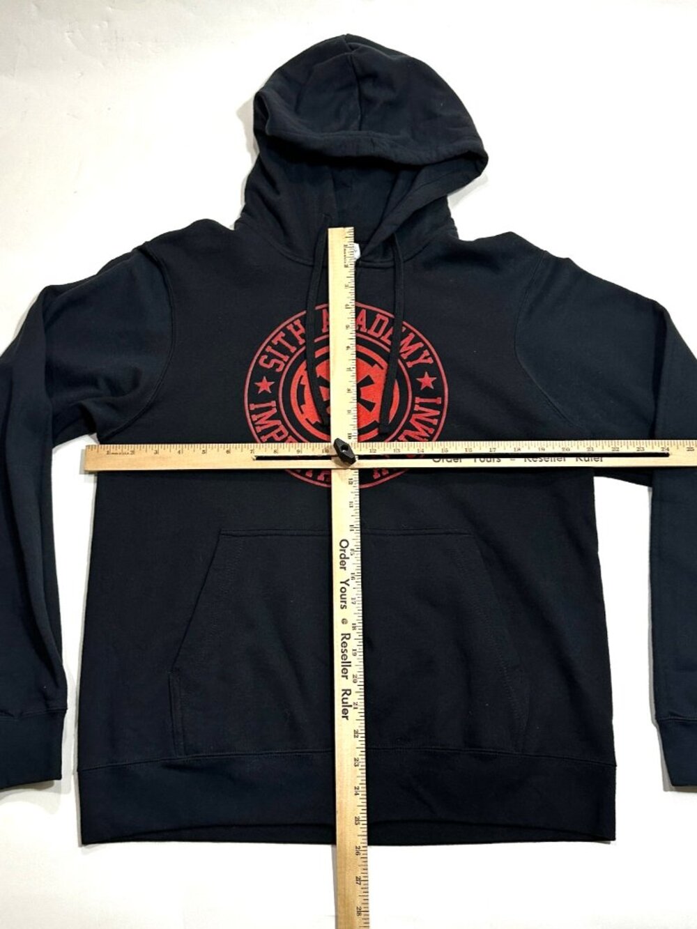Star Wars Sith Academy Imperial Alumni Zip Hoodie Black Mens Medium Full Zip - Picture 11 of 16